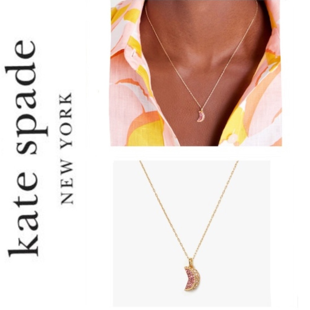 Kate Spade Fruit Salad Pavé Grapefruit Mini Pendant NWT